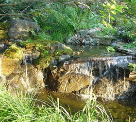 water features waterfalls, outdoor living, ponds water features, Natural looking backyard Waterfalls Learn more about our waterfall construction click on this link