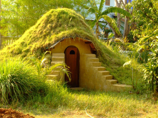 tiny house hobbit home building, entertainment rec rooms, go green, outdoor living