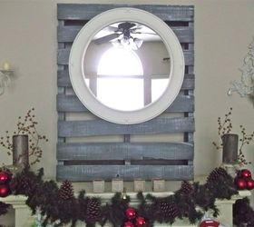 pallet chimney, crafts, pallet, seasonal holiday decor