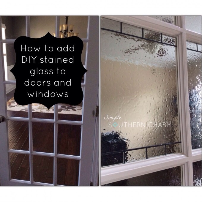 diy stained glass privacy doors windows, diy, doors, window treatments, windows