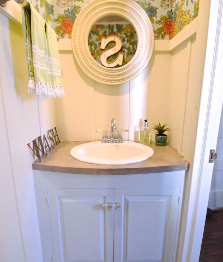 Fun, Bright Makeover For Powder Room Hometalk Fun, Bright Makeover For Powder Room Hometalk