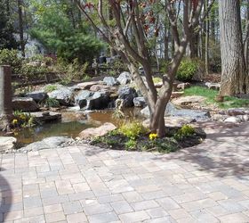 find serenity now with a water garden and patio, decks, flowers, gardening, landscape, outdoor living, patio, ponds water features, Pond and Patio by Lentzcaping Warrington PA