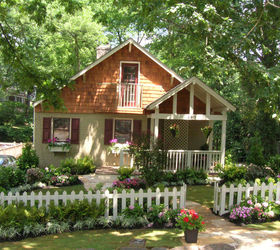 add curb appeal to your home, curb appeal, fences, flowers, gardening, hydrangea, porches, After Dramatic Transformation