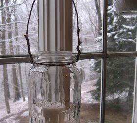 mson jar window treatment, crafts, mason jars, window treatments