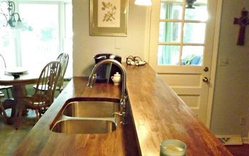 Kitchen Makeover with Butcherblock Countertops