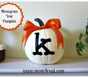 monogrammed pumpkin, crafts, Monogrammed Pumpkin