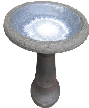 sand in bird baths mosquitos