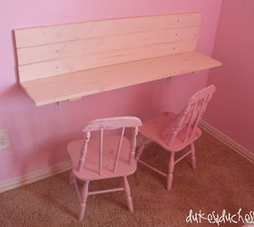 built in wall desk for kids, bedroom ideas, diy, painted furniture, storage ideas