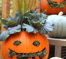 jack o planterns, gardening, halloween decorations, seasonal holiday d cor