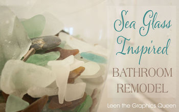 Our Sea Glass Inspired Beach Bathroom Remodel