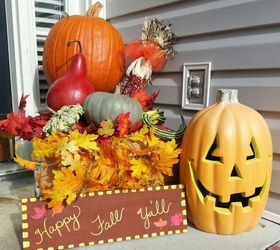 front porch decor, curb appeal, porches, seasonal holiday decor, Here s my project for today front porch decor
