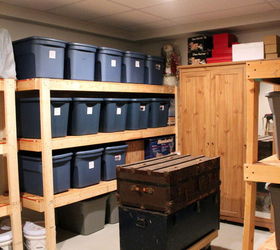 easy storage idea, shelving ideas, storage ideas, woodworking projects, This is what your storage room could look like with easy to make and inexpensive shelves