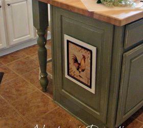 our revamped kitchen, home decor, kitchen backsplash, kitchen design, seasonal holiday decor, Our butcher block top is thankful for its new supportive farmhouse legs a project that was long overdue