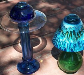 upcycled glass projects, repurposing upcycling, Garden Decor
