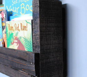 how to make a pallet bookshelf, pallet, storage ideas