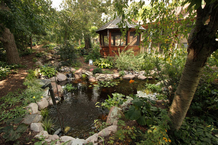 gazebos and ponds some things just go together, gardening, outdoor living, ponds water features, Every pond needs a place where you can sit and enjoy the view