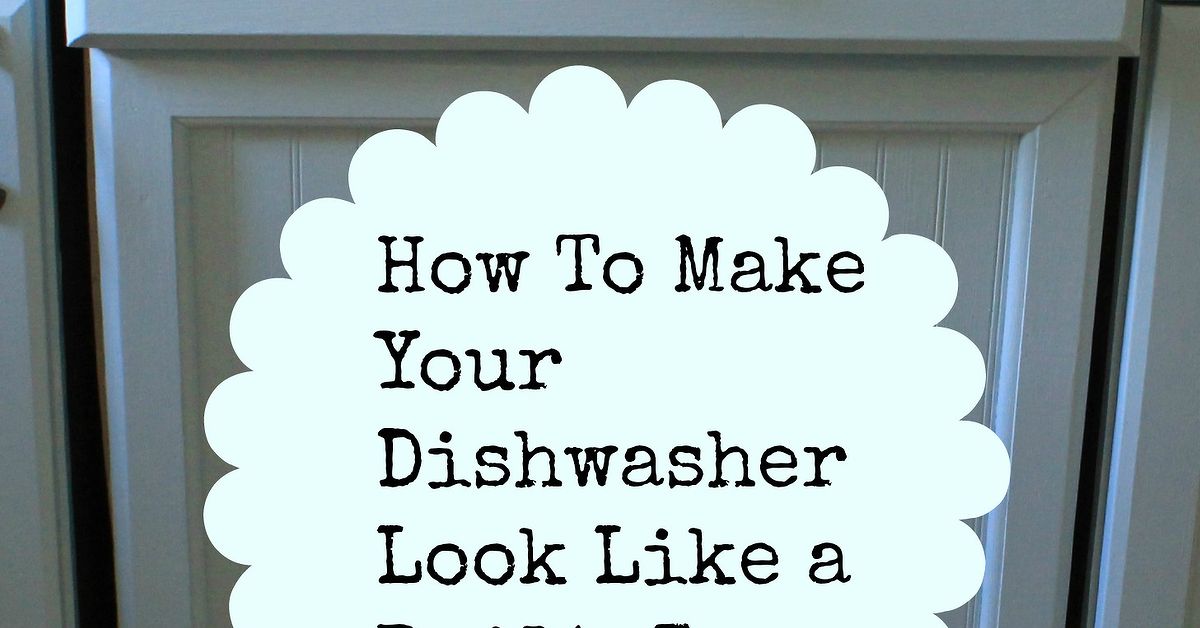 Creating a Built-In Look for Your Dishwasher | Hometalk