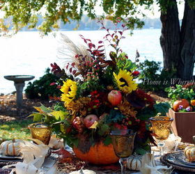 a pumpkin centerpiece for your thanksgiving table, seasonal holiday d cor, thanksgiving decorations