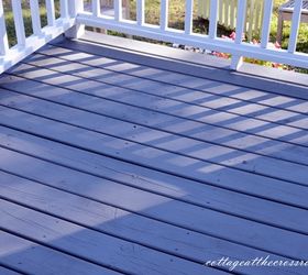 We finally stained our deck!
