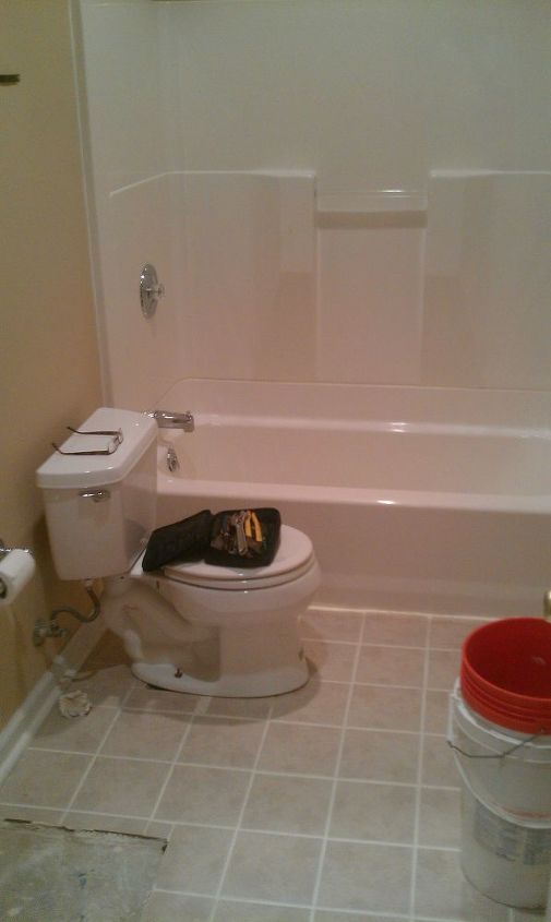 Another Bath Remodel Took out the bathtub and installed a Another Bath Remodel Took out the bathtub and installed a
