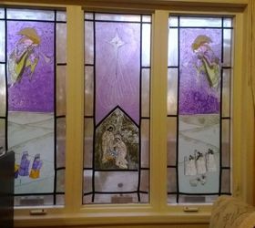 Christmas Stained Glass Windows From Clear Contact Paper?