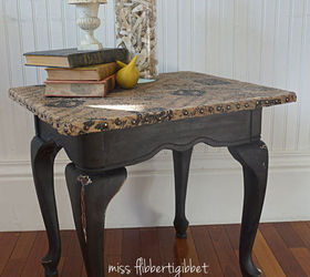 making a waterproof burlap topped table, crafts, painted furniture