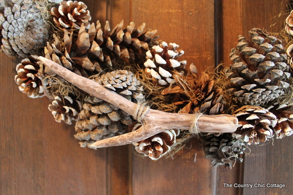 pottery barn faux antler wreath, crafts, seasonal holiday decor, wreaths, Make your own faux antlers using this tutorial