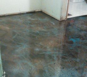 flooring redo epoxy refinish colorful, flooring, painting