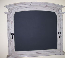 repurposed frame into chalkboard, chalkboard paint, crafts, repurposing upcycling, Completed Chalkboard