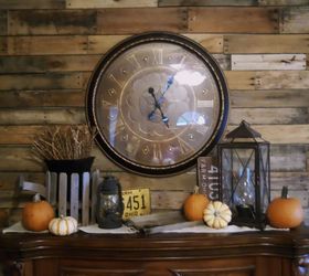 pallet wall trim and autumn decor, pallet, wall decor, Pallet Wall trim and Autumn Decor