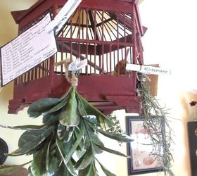 another use for a bird cage, organizing, repurposing upcycling
