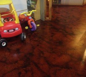 basement flooring options, flooring, go green, painting, I really wanted these toys to be in the photo You can see just how nice this floodproof basement flooring solution can turn out