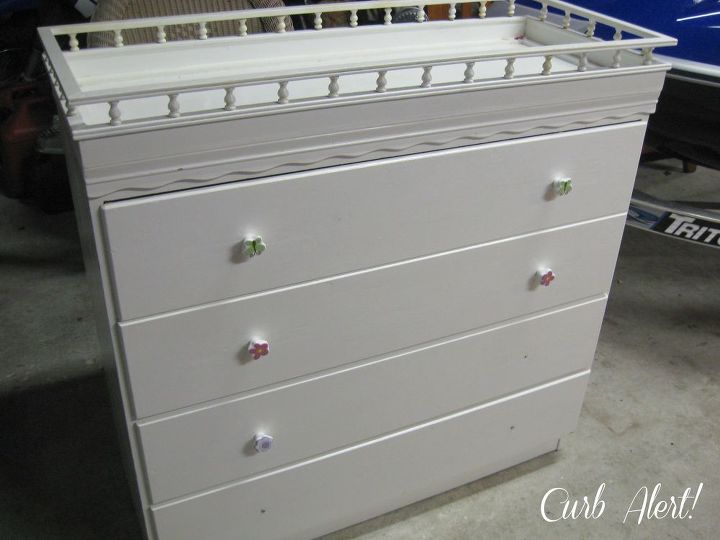 furniture repurposing painting makeovers, home decor, painted furniture, Before Baby Changing table