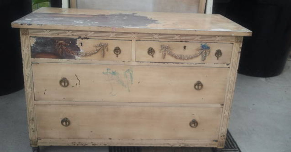 Antique Dresser And Mirror Refurb Hometalk