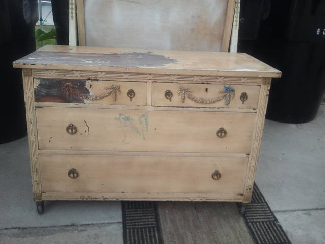 Antique Dresser And Mirror Refurb Hometalk