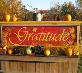 happy thanksgiving may this day of gratitude fills your hearts throughout the, seasonal holiday d cor, thanksgiving decorations