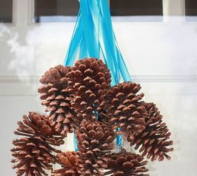 six christmas wreaths to inspire, christmas decorations, crafts, doors, seasonal holiday decor, wreaths, Pine cone door decoration