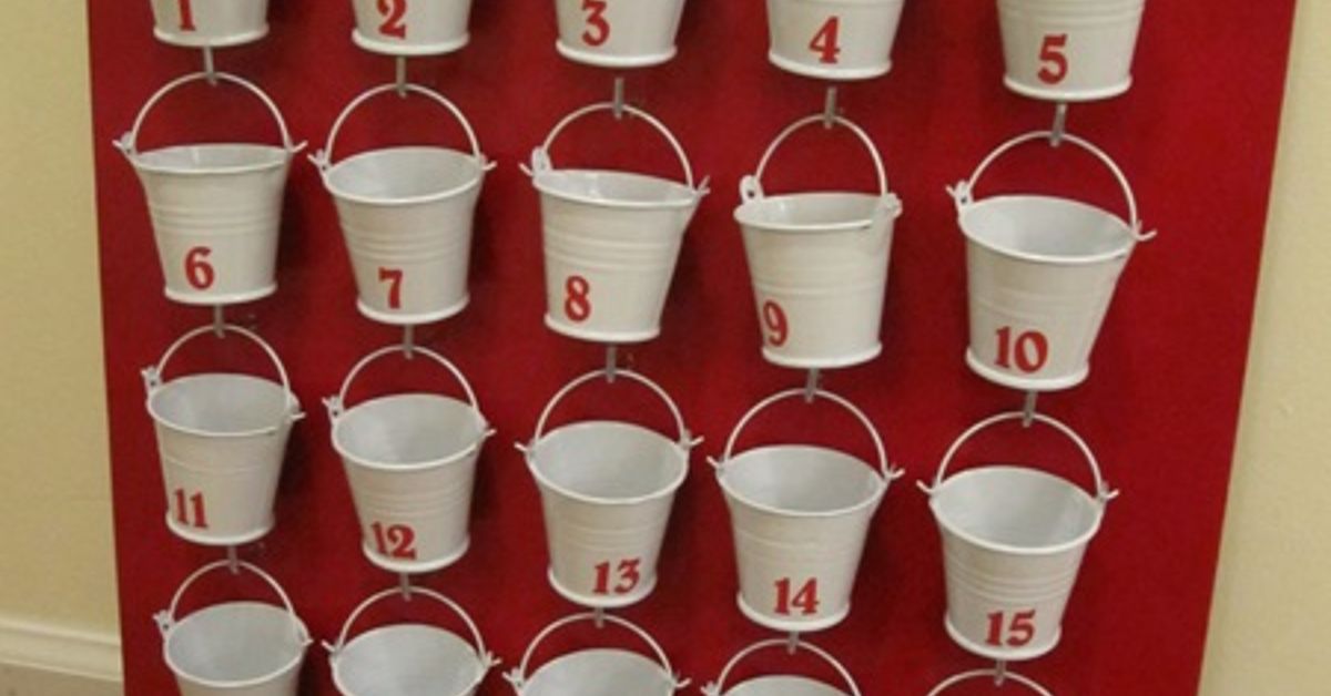 Dollar Store Advent Calendar Hometalk dollar-store-advent-calendar-hometalk