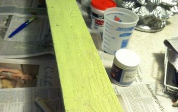 Homemade Chalk paint experiment