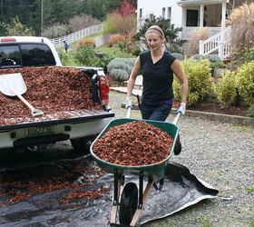 winter soil care, gardening, Mulching helps reduce weeds and keeps soil from becoming compacted