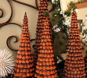 oh how i love these christmas trees i ve made over the years with pine cones, christmas decorations, crafts, repurposing upcycling, seasonal holiday decor