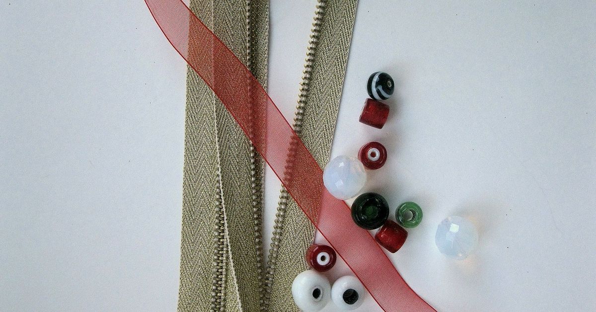 Zipper Christmas Tree Ornament  Hometalk