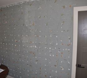 laminate flooring wall, After the mirrors and poorly installed flooring was removed
