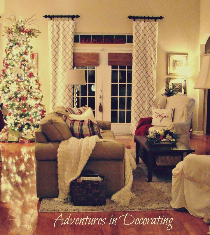 our 2012 christmas great room, christmas decorations, living room ideas, seasonal holiday decor, Come on in