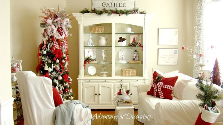 our 2012 christmas sitting room, christmas decorations, seasonal holiday decor