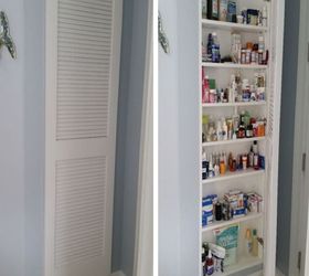 full size medicine cabinet, Closed and then open