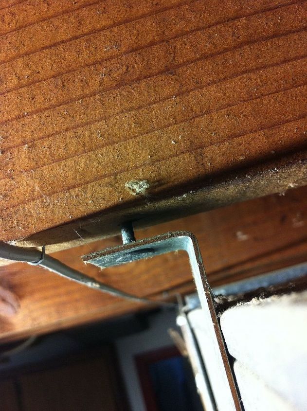 q use screws or hammer nails back into joists, home maintenance repairs, hvac, tools, Nails are popping out of the joists causing duct work to sag