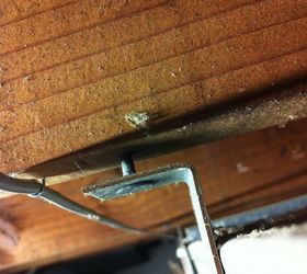use screws or hammer nails back into joists, Nails are popping out of the joists causing duct work to sag