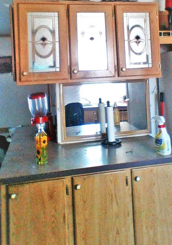 paint mobile home cabinets