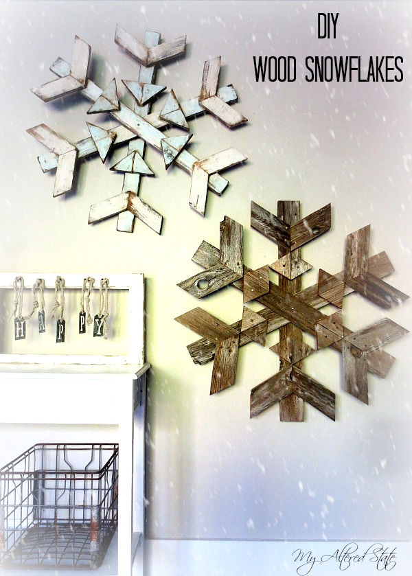 diy wooden snowflake my altered state